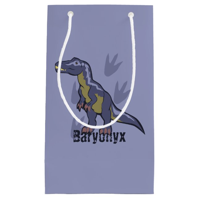 Bolsa De Regalo Pequeña Baryonyx azul (Anverso)