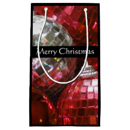 Bolsa De Regalo Pequeña Baudibles rojos Feliz Navidad negro pequeño