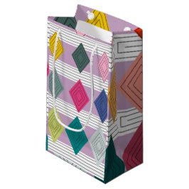 Bolsa De Regalo Pequeña Bauhaus Diamond Quilt