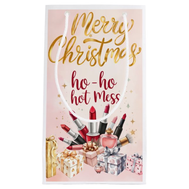 Bolsa De Regalo Pequeña Beautiful Cosmetics inspired  (Anverso)