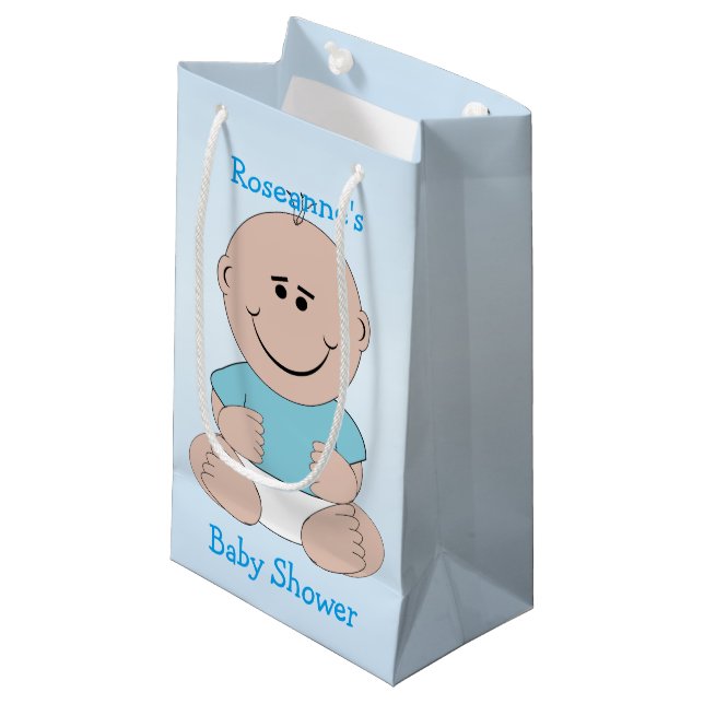 Bolsa De Regalo Pequeña Bebé Baby Shower (Angulo Anverso)