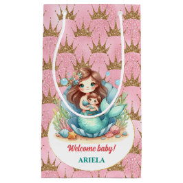 Bolsa De Regalo Pequeña Bebé de sirena dulce