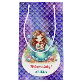 Bolsa De Regalo Pequeña Bebé de sirena dulce