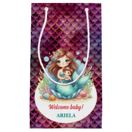 Bolsa De Regalo Pequeña Bebé de sirena dulce