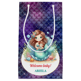 Bolsa De Regalo Pequeña Bebé de sirena dulce