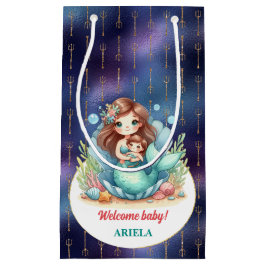 Bolsa De Regalo Pequeña Bebé de sirena dulce