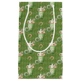 BOLSA DE REGALO PEQUEÑA BEBIDAS PASTEL VERDE Y CREMA IRLANDESA