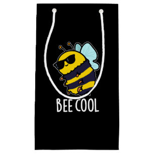 Bolsa De Regalo Pequeña Bee Guay Funny Insect Bee Pun Dark BG