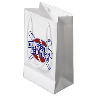 Bolsa De Regalo Pequeña Béisbol de Cooperstown Nueva York