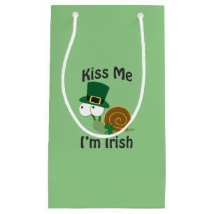 Bolsa De Regalo Pequeña Bésame, soy un caracol irlandés
