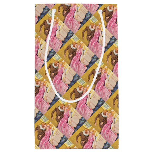 Bolsa De Regalo Pequeña Besamiento encantador en Prince Belleza durmiente (Reverso)