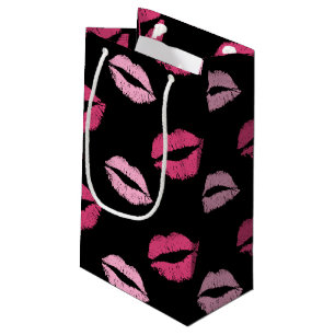 Bolsa De Regalo Pequeña Besos del rosa