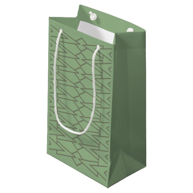 Bolsa De Regalo Pequeña Bichos verdes (Angulo Anverso)