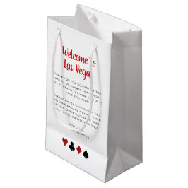 Bolsa De Regalo Pequeña Bienvenidos a Las Vegas Gracias Boda