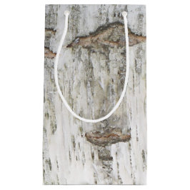 Bolsa De Regalo Pequeña Birch Bark Rustic