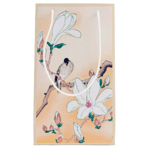 Bolsa De Regalo Pequeña Bird and Magnolia Blossom, Watanabe Seitei