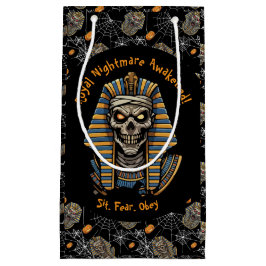 Bolsa De Regalo Pequeña 🖤 Black Pharaoh Mummy Gift Bag 🎃 👑