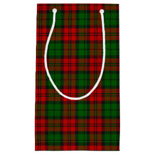 Bolsa De Regalo Pequeña Blackwatch Campbell Tartan Red Green Plate