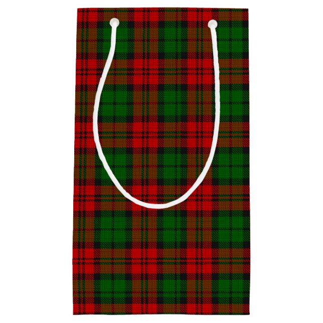 Bolsa De Regalo Pequeña Blackwatch Campbell Tartan Red Green Plate (Anverso)