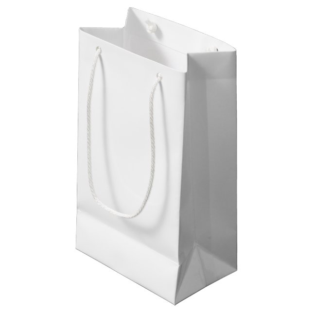 Bolsa De Regalo Pequeña Blanco (Angulo Anverso)