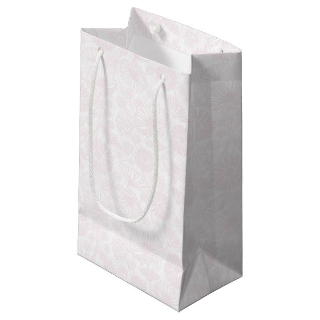 Bolsa De Regalo Pequeña Bloom suave (rosa) | Blanca) (Angulo Anverso)