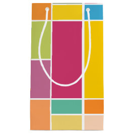 Bolsa De Regalo Pequeña Bloques geométricos de Springtime de juego