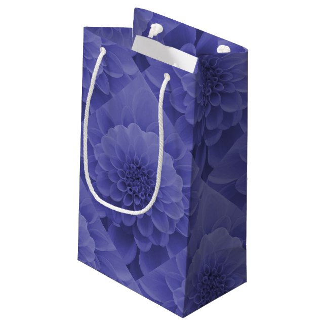 Bolsa De Regalo Pequeña Blue Dahlia (Angulo reverso)