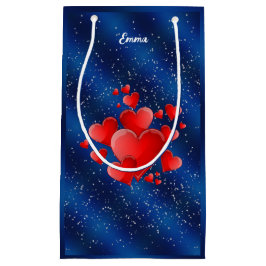 Bolsa De Regalo Pequeña Blue heart  romantic wallpaper