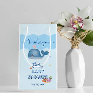 Bolsa De Regalo Pequeña Blue Under Sea Baby Boy Shower