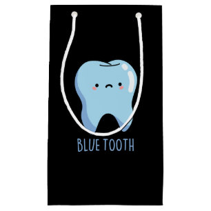 Bolsa De Regalo Pequeña Bluetooth divertido técnico diente azul chiste Fon