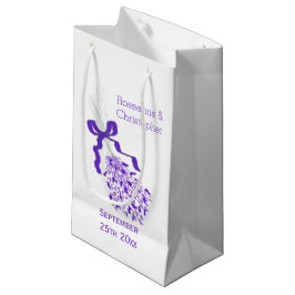 Bolsa De Regalo Pequeña Boda de diseño de lavanda