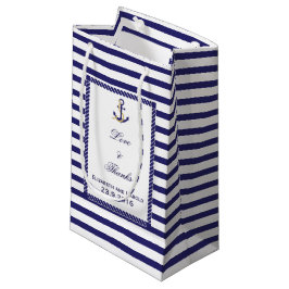 Bolsa De Regalo Pequeña Boda Nautico Personalizado