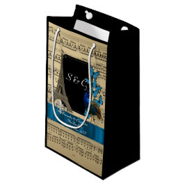 Bolsa De Regalo Pequeña Boda personalizado romántico parisino