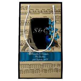 Bolsa De Regalo Pequeña Boda personalizado romántico parisino