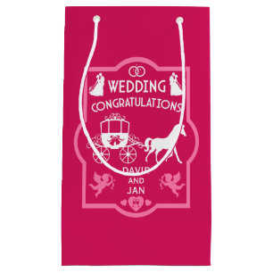 Bolsa De Regalo Pequeña Boda Romántico De Caballos Y Carros