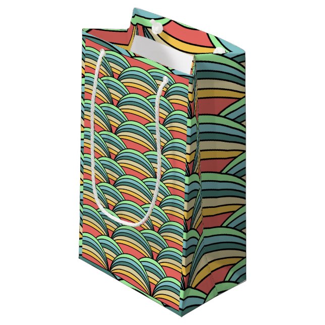 Bolsa De Regalo Pequeña Boho Rainbows (Angulo Anverso)