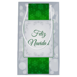 Bolsa De Regalo Pequeña Bokeh Navidad