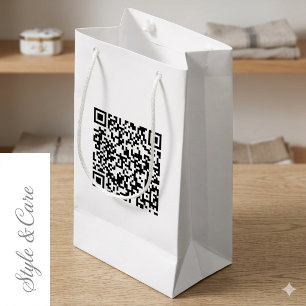 Bolsa De Regalo Pequeña Bolsa pequeña personalizada con código QR para pro