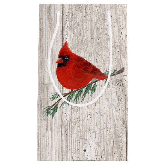 Bolsa De Regalo Pequeña Bolso cardinal del regalo (Anverso)