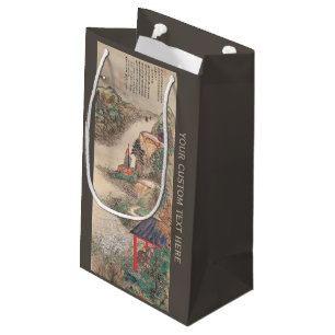 Bolsa De Regalo Pequeña Bolso de encargo del regalo del arte japonés