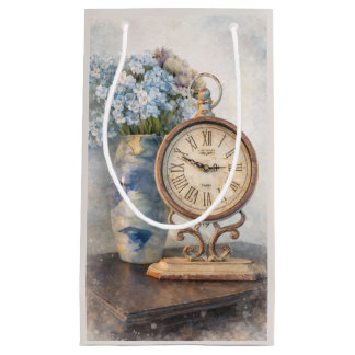 Bolsa De Regalo Pequeña Bolso de regalo de reloj floral vintage – Estilo C