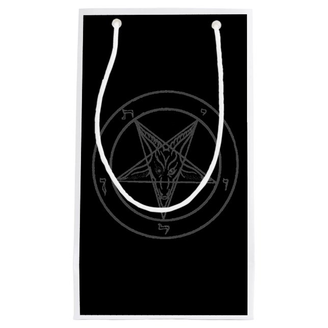 Bolsa De Regalo Pequeña Bolso del regalo de Baphomet (Anverso)