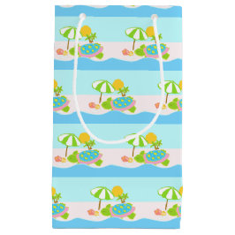 Bolsa De Regalo Pequeña Bolso del regalo de la aguamarina del rosa de la