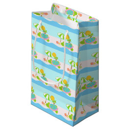 Bolsa De Regalo Pequeña Bolso del regalo de la aguamarina del rosa de la