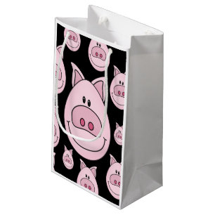 Bolsa De Regalo Pequeña Bolso del regalo de la cara del cerdo