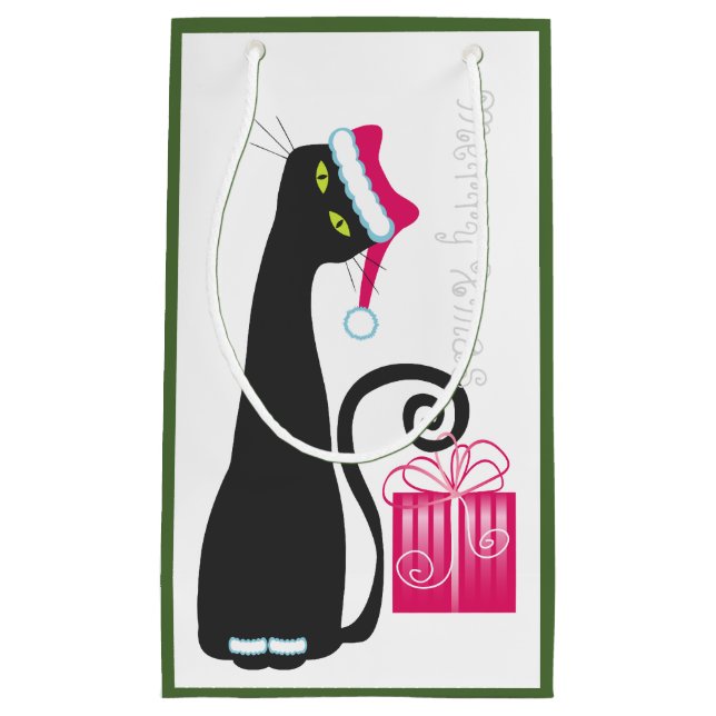 Bolsa De Regalo Pequeña Bolso del regalo de las Felices Navidad (Anverso)