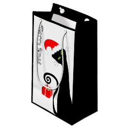 Bolsa De Regalo Pequeña Bolso del regalo de las Felices Navidad