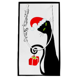 Bolsa De Regalo Pequeña Bolso del regalo de las Felices Navidad