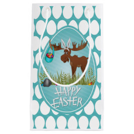 Bolsa De Regalo Pequeña Bolso del regalo de los alces de Pascua