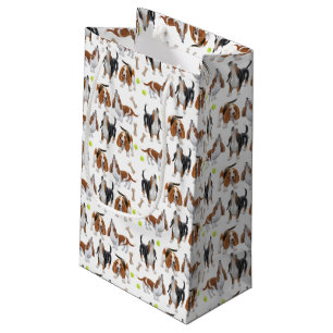 Bolsa De Regalo Pequeña Bolso del regalo de los perros del grito Basset